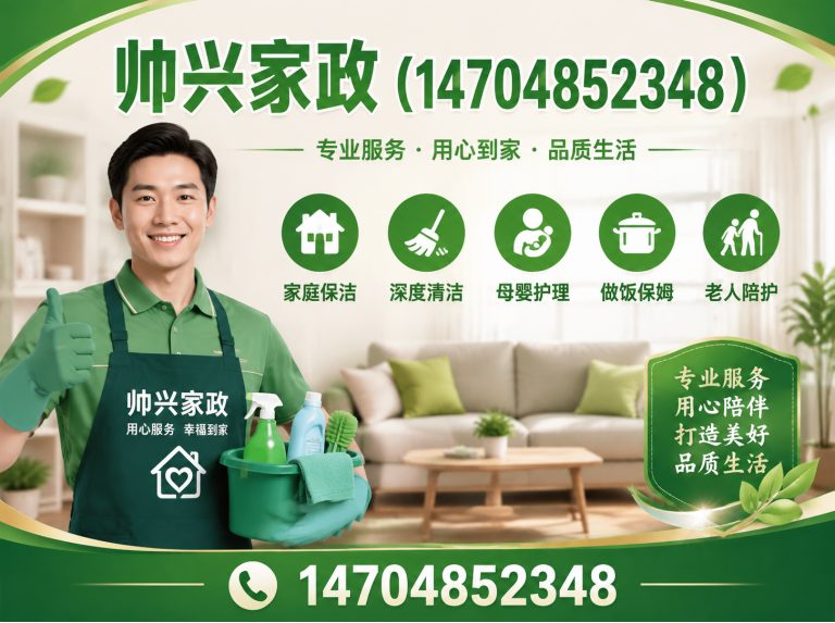 坪山区帅兴家政展示图